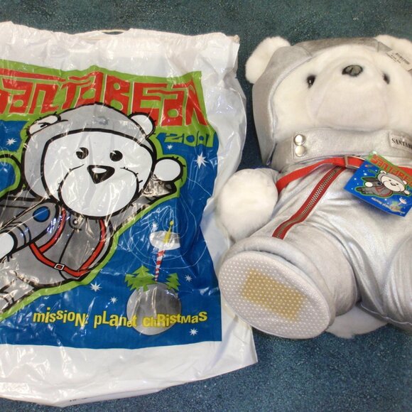 Mr Santa Bear 2001 Mission: Planet Christmas Dayton Hudson w/ Tags & Bag - GIFT! - Picture 1 of 5